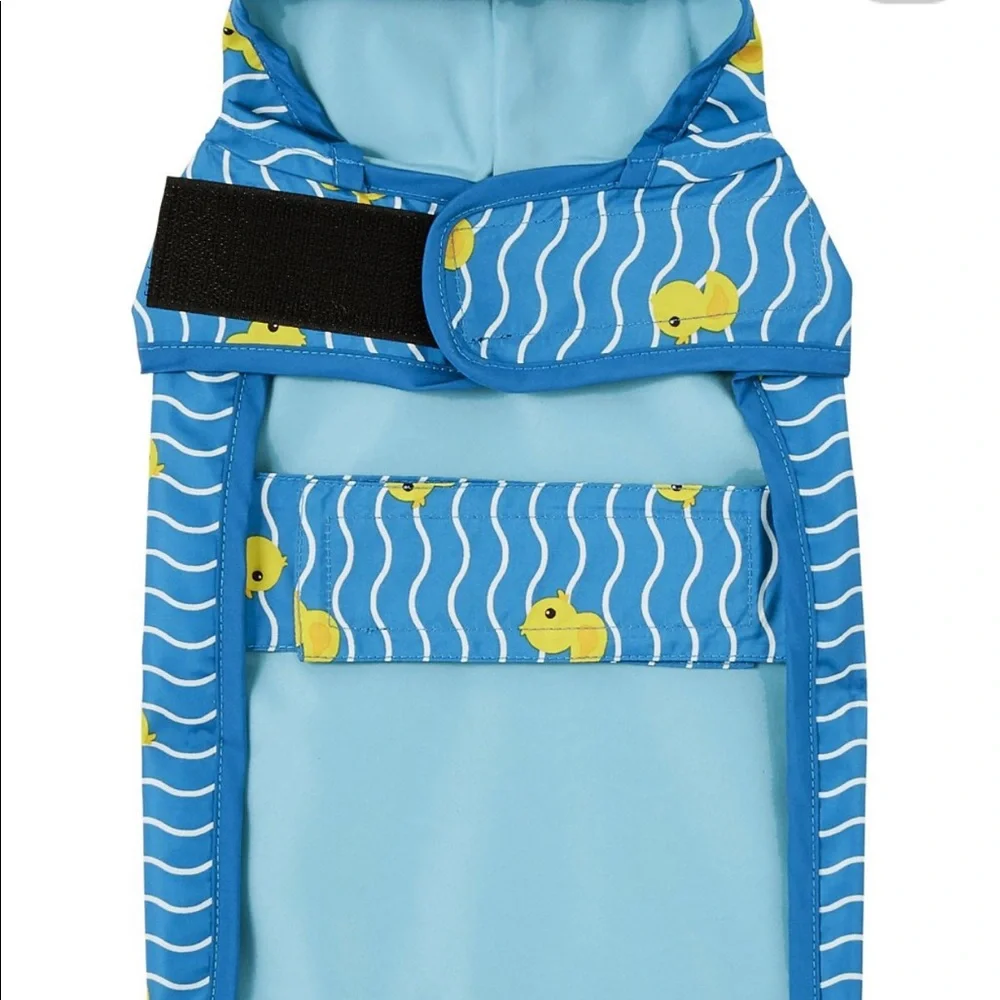 Frisco Dog Rubber Ducky Raincoat. Size xsmall